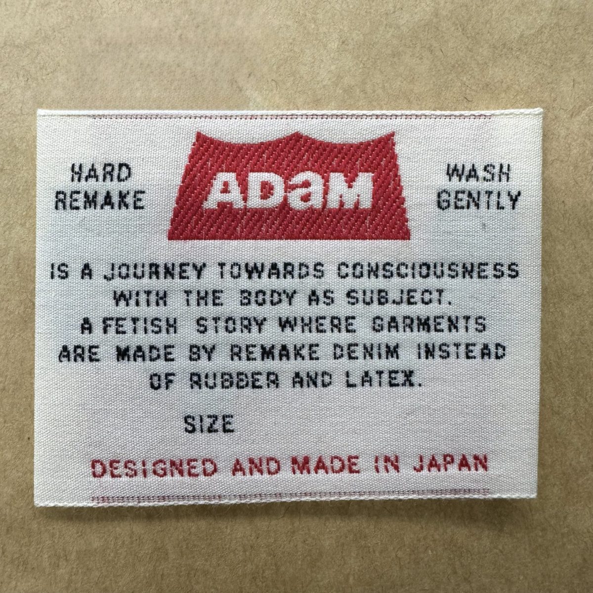 綿100%の織ネーム